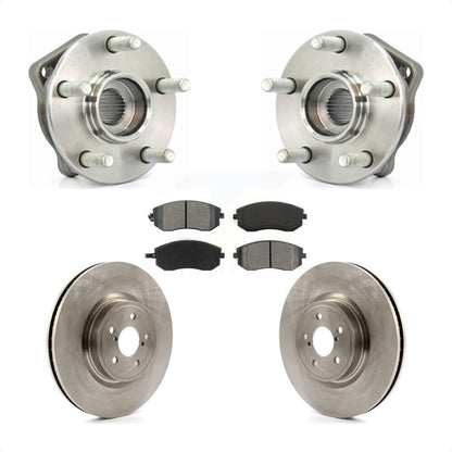 Ensemble de roulements de moyeu avant, Rotors et plaquettes de frein à disque pour Subaru Legacy