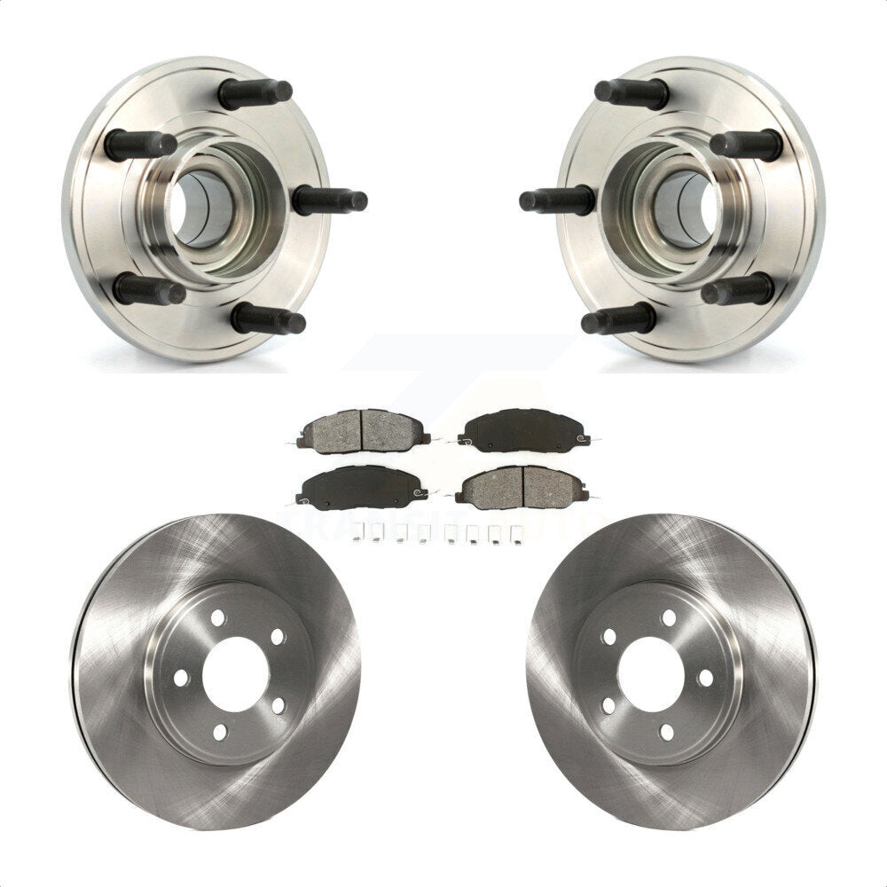 Kit de plaquettes de Rotor de frein, roulement de moyeu avant, pour Ford Mustang Bullitt avec 4 roues AB