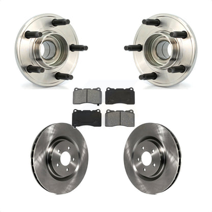 Kit de rotors et plaquettes de frein à disque, ensemble de roulements de moyeu avant pour Ford Mustang