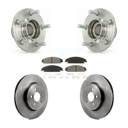 Kit de plaquettes de Rotor de frein, roulement de moyeu avant, pour Dodge Chrysler 300 Charger Challenge