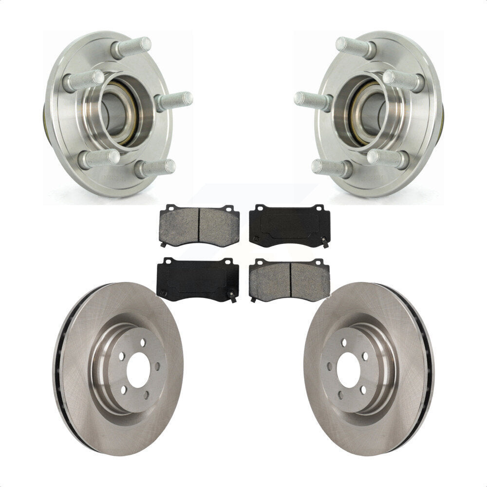 Kit de plaquettes de Rotor de frein, roulement de moyeu avant, pour Dodge Chrysler 300 Charger Challenge