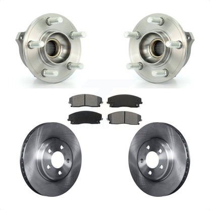 Kit de plaquettes de Rotor de frein à disque, roulement de moyeu avant, pour Dodge Charger Chrysler 300 Magnu