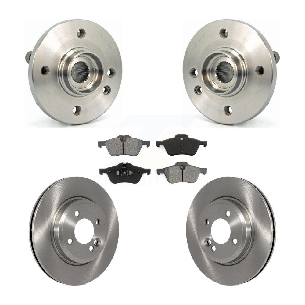 Kit de rotors et plaquettes de frein à disque, ensemble de roulements de moyeu avant pour Mini Cooper