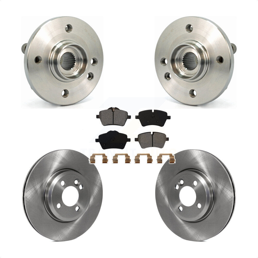 Kit de rotors et plaquettes de frein à disque, ensemble de roulements de moyeu avant pour Mini Cooper