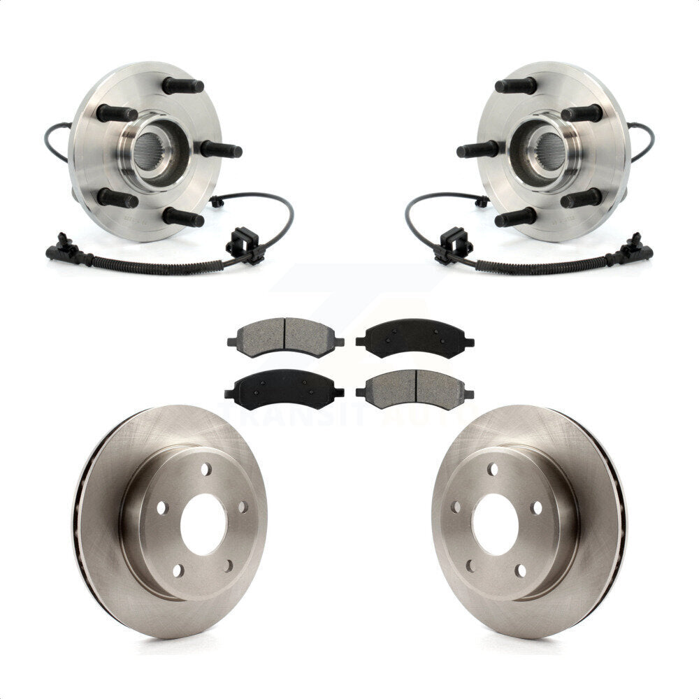 Kit de Rotor et de plaquettes de frein, roulement de moyeu avant, pour Dakota Dodge Ram Mitsubishi Raide