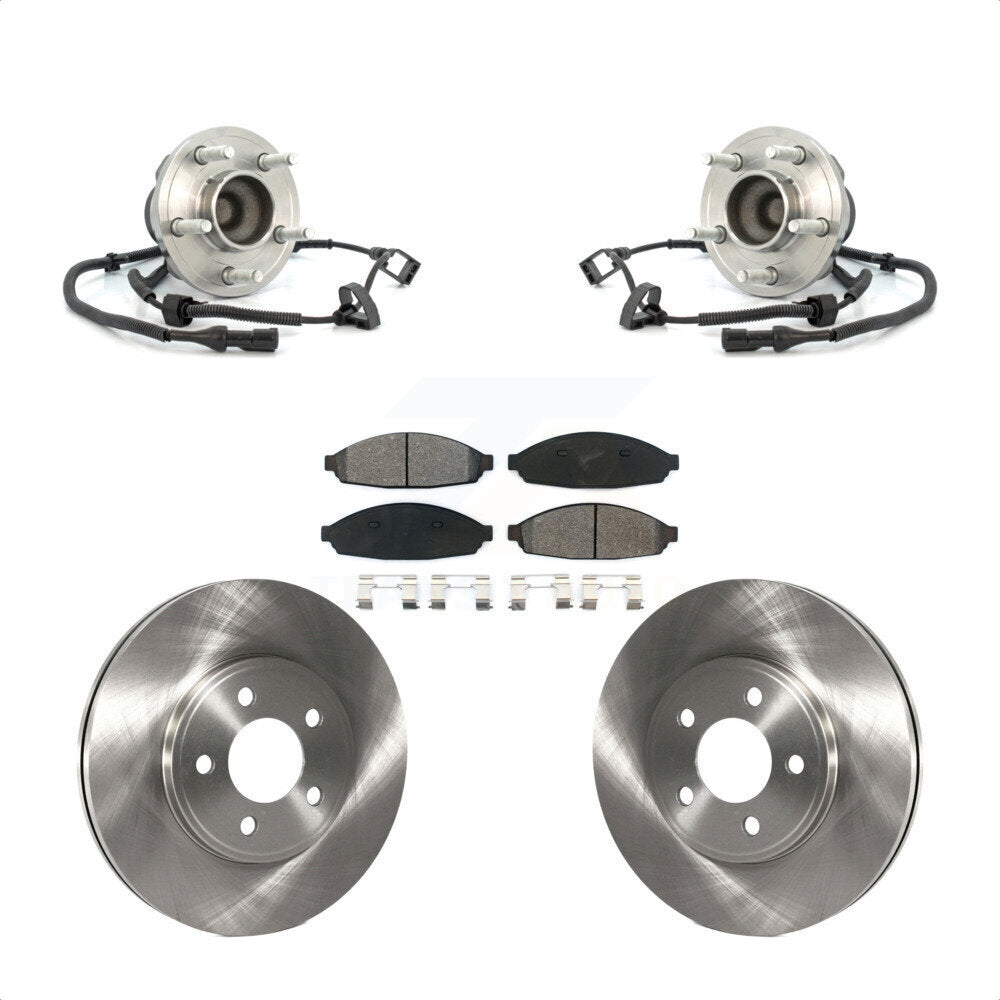 Kit de Rotor et de plaquettes de frein, roulement de moyeu avant, pour Ford Crown Victoria Lincoln Town Ca