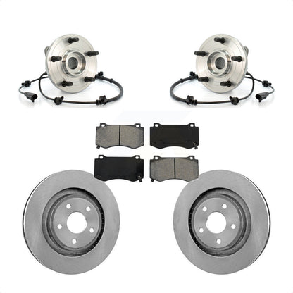 Kit de Rotor et de plaquettes de frein, roulement de moyeu avant, pour Jeep Grand Cherokee SRT 2006 – 2010