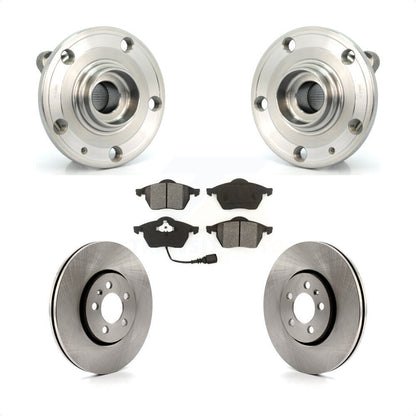 Ensemble de roulements de moyeu avant, Rotors et plaquettes de frein à disque, Kit pour Volkswagen Jetta