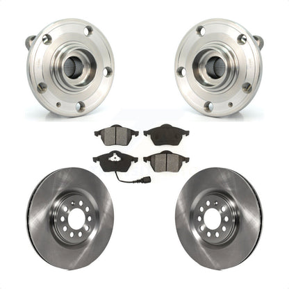 Ensemble de roulements de moyeu avant, Rotors et plaquettes de frein à disque, Kit pour Volkswagen Jetta