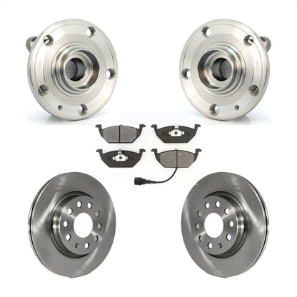 Ensemble de roulements de moyeu avant, Rotors et plaquettes de frein à disque, Kit pour Volkswagen Jetta
