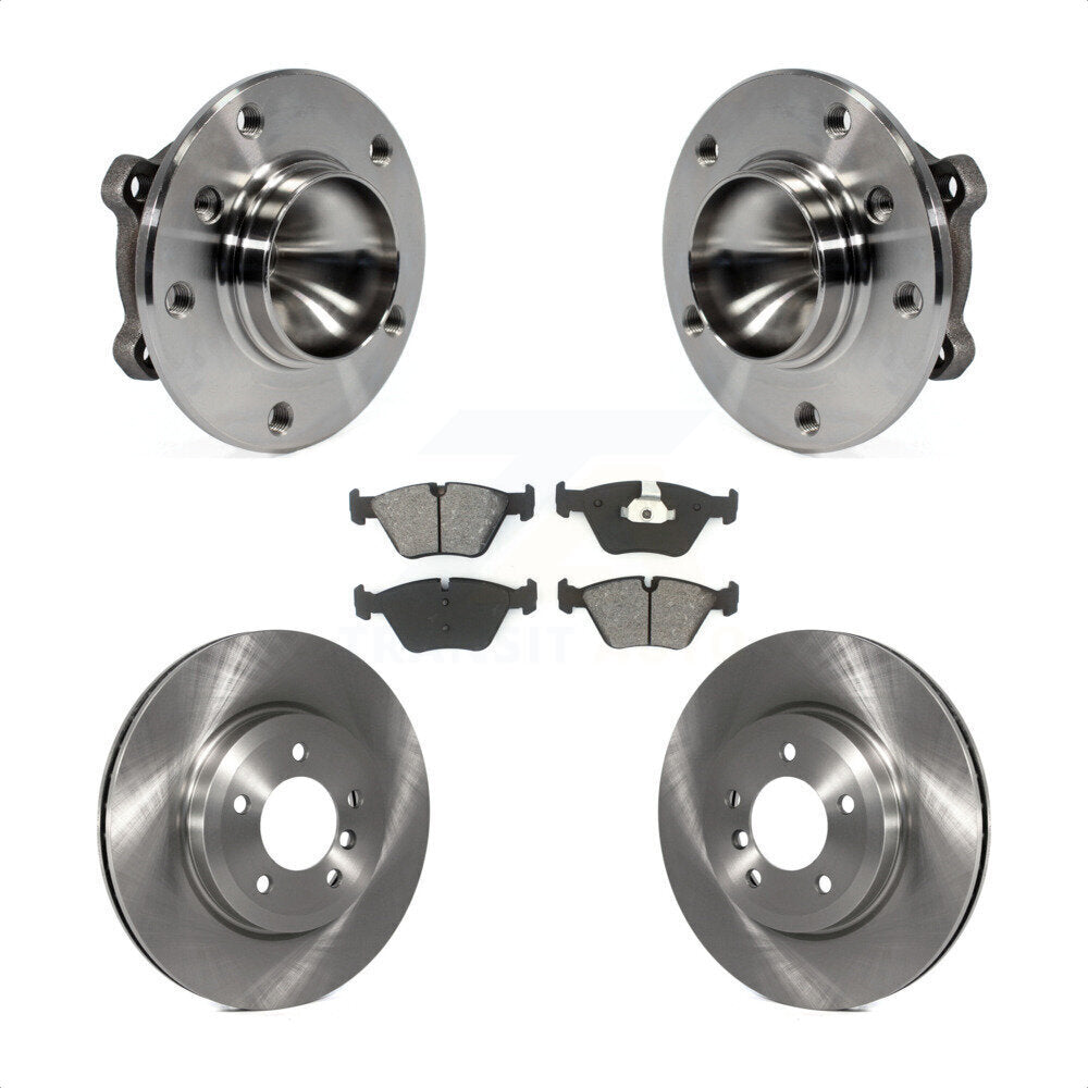 Kit de rotors et plaquettes de frein à disque d'assemblage de roulement de moyeu avant pour BMW 330Ci 2006