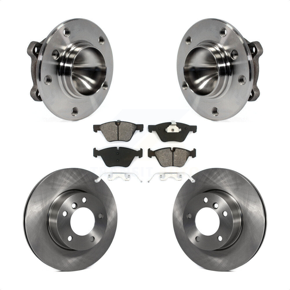 Kit de plaquettes de Rotor de frein à disque, ensemble de roulements de moyeu avant, pour BMW 128i 328i 323i 325