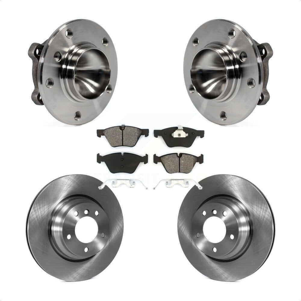 Ensemble de roulements de moyeu avant, rotors et plaquettes de frein à disque pour BMW 330i 2006