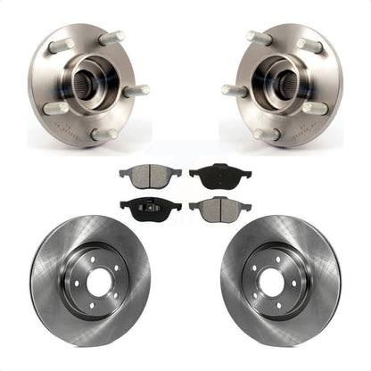 Ensemble de roulement de moyeu avant, Rotor de frein à disque et Kit de plaquettes pour Volvo S40 C30 V50 C7