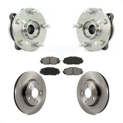 Kit de plaquettes de Rotor de frein à disque, ensemble de roulements de moyeu avant pour Toyota RAV4 L 2013 – 2018
