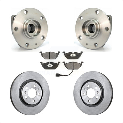 Ensemble de roulements de moyeu avant, Rotor de frein à disque et Kit de plaquettes pour Volkswagen Golf Cit