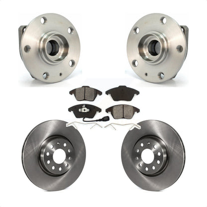 Kit de plaquettes de Rotor de frein, roulement de moyeu avant, pour Volkswagen GTI, bride de montage à 3 boulons