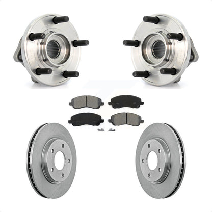 Kit de plaquettes de Rotor de frein, ensemble de roulements de moyeu avant pour Dodge Caliber R/T/SXT/S 2009