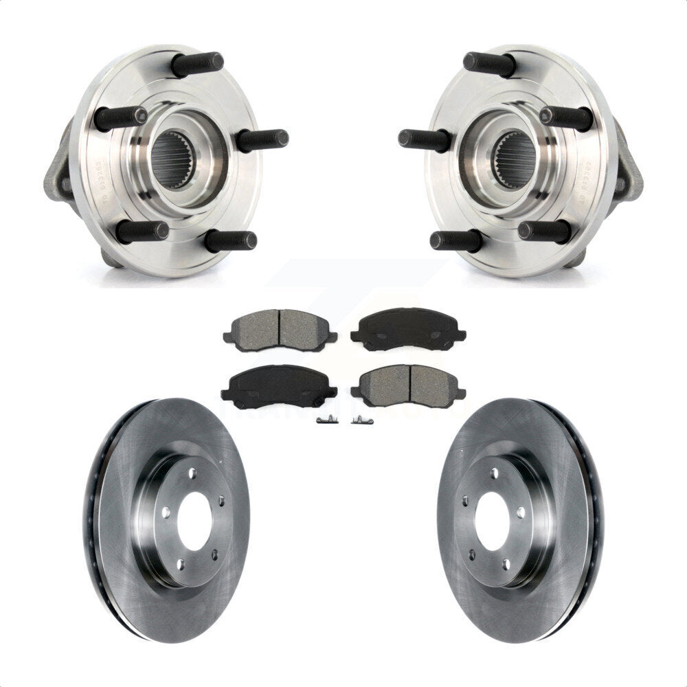 Kit de Rotor et de plaquettes de frein, roulement de moyeu avant, pour Chrysler 200 Dodge Avenger Sebrin