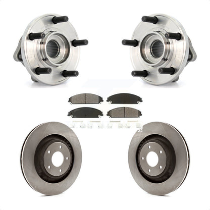 Kit de Rotor et de plaquettes de frein, roulement de moyeu avant, pour Chrysler 200 Dodge Avenger Calibe