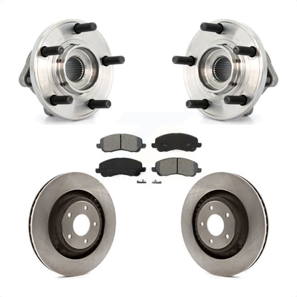 Kit de Rotor et de plaquettes de frein, roulement de moyeu avant, pour Chrysler 200 Dodge Caliber Avenge