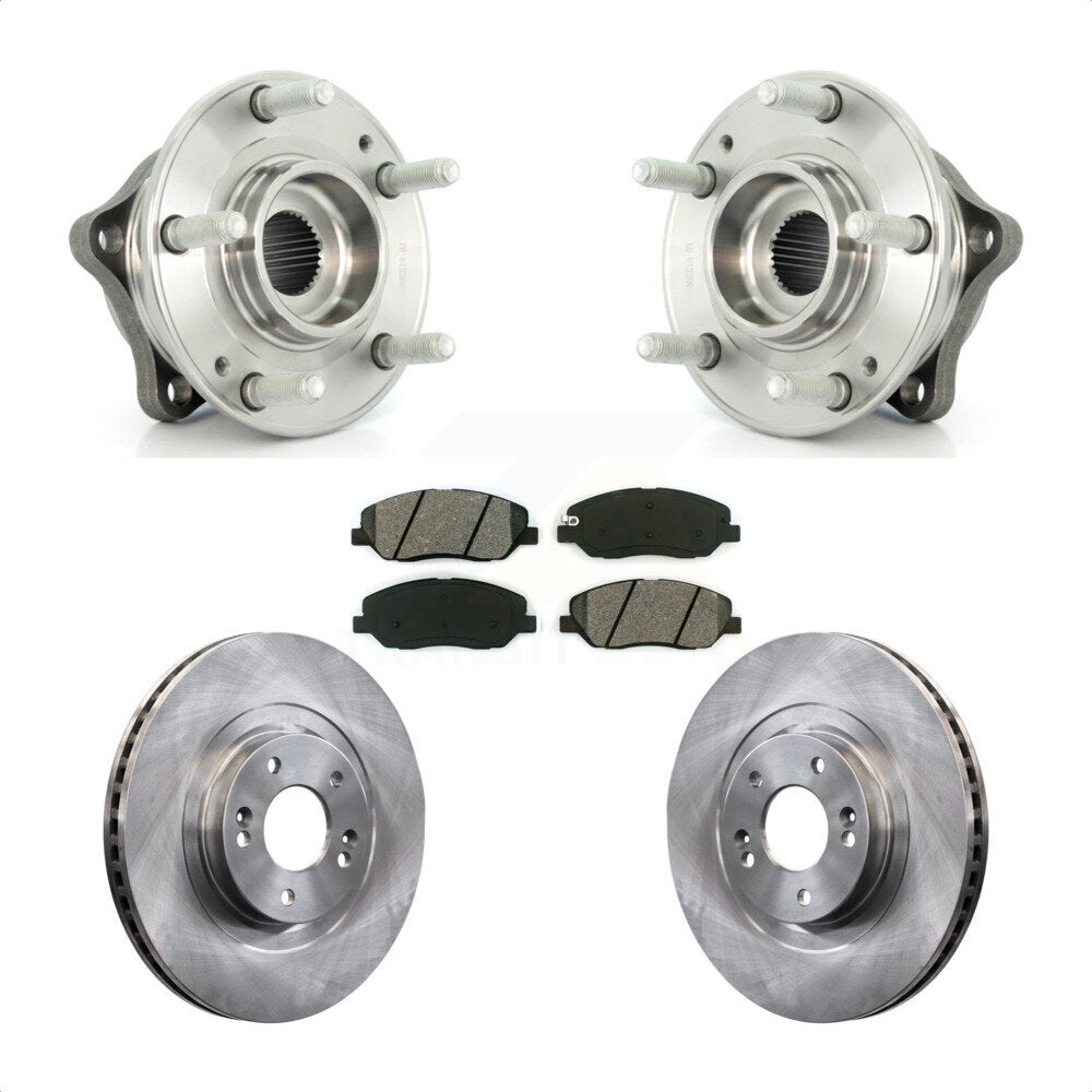 Kit de plaquettes de Rotor de frein à disque, ensemble de roulements de moyeu avant, pour Hyundai Santa Fe XL 3.3