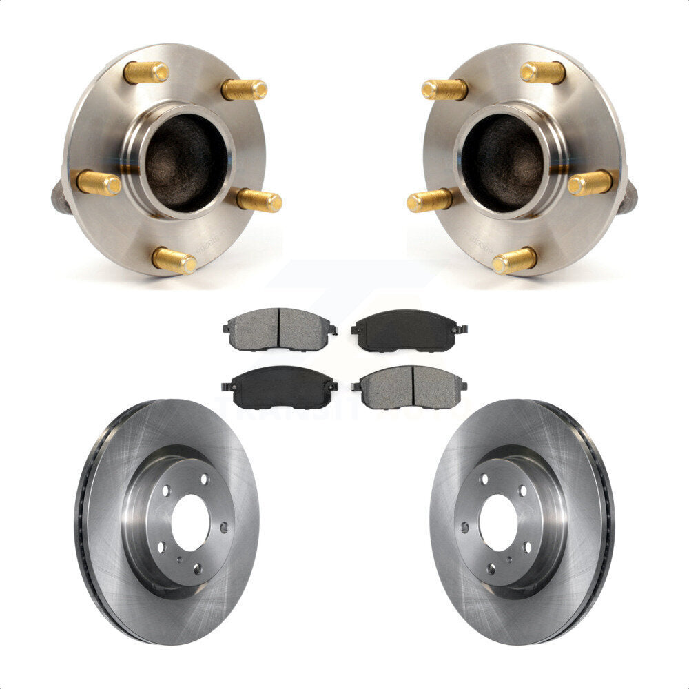 Kit de plaquettes de Rotor de frein à disque, ensemble de roulements de moyeu avant, pour Nissan 350Z INFINITI G3