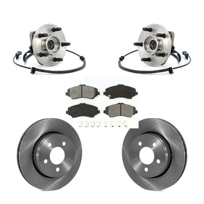 Kit de plaquettes de Rotor de frein à disque, ensemble de roulements de moyeu avant pour Jeep Liberty Dodge Nitr