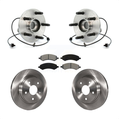 Kit de plaquettes de Rotor de frein, roulement de moyeu avant, pour Chrysler Aspen Dodge Durang 2007 – 2009