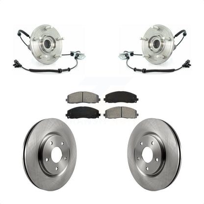 Ensemble de roulements de moyeu avant, Rotors et plaquettes de frein à disque, Kit pour Volkswagen Routan