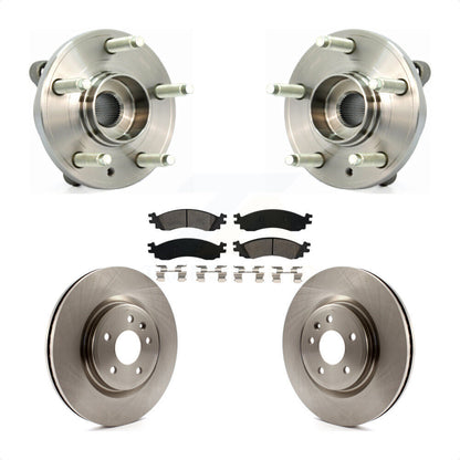 Ensemble de roulement de moyeu avant, Rotor de frein et Kit de plaquettes pour Ford Taurus SH 2010 – 2012