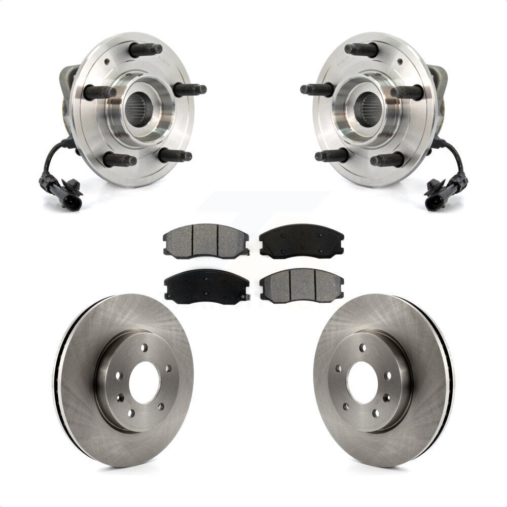 Kit de plaquettes de Rotor de frein, roulement de moyeu avant, pour Chevrolet Equinox Pontiac Torrent Vu