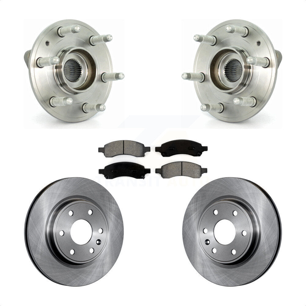 Kit de Rotor et de plaquettes de frein, roulement de moyeu avant, pour GMC Acadia Buick autoclave Chevrole