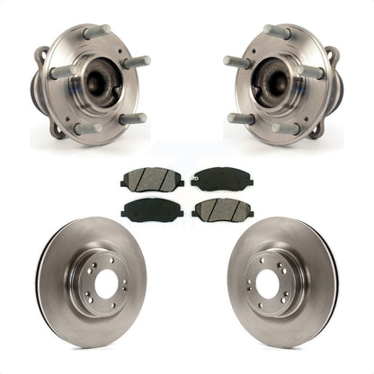 Kit de Rotor et plaquettes de frein à disque, roulement de moyeu avant, pour Hyundai Genesis 3.8 2009 – 2011