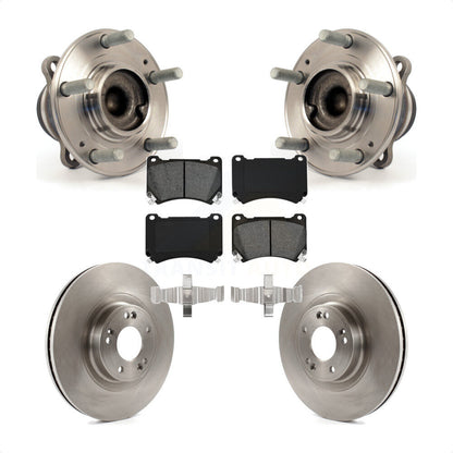 Ensemble de roulements de moyeu avant, Rotors et plaquettes de frein à disque, Kit pour Hyundai Genesis