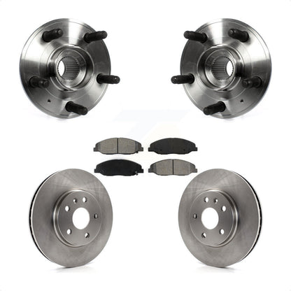 Ensemble de roulement de moyeu avant, Rotor de frein et Kit de plaquettes pour Cadillac CTS 2012 2013 6.2