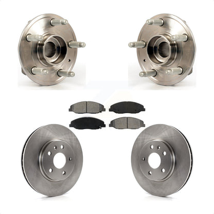 Ensemble de roulements de moyeu avant, Rotors et plaquettes de frein à disque pour Cadillac CTS