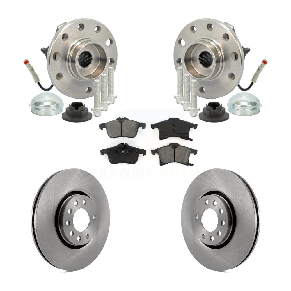 Ensemble de roulement de moyeu avant, Rotor de frein à disque et Kit de plaquettes pour Saturn Astr 2008 – 2009