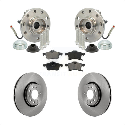 Ensemble de roulement de moyeu avant, Rotor de frein à disque et Kit de plaquettes pour Saturn Astr 2008 – 2009