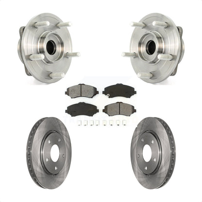 Kit de rotors et plaquettes de frein à disque, ensemble de roulements de moyeu avant pour Dodge Journey
