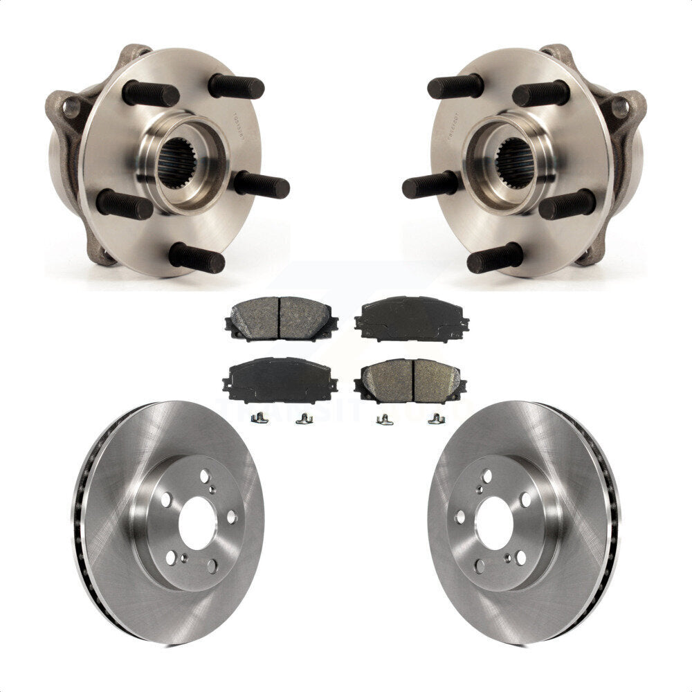 Kit de plaquettes de Rotor de frein à disque, roulement de moyeu avant, pour Toyota Prius Lexus CT200h Plug-I