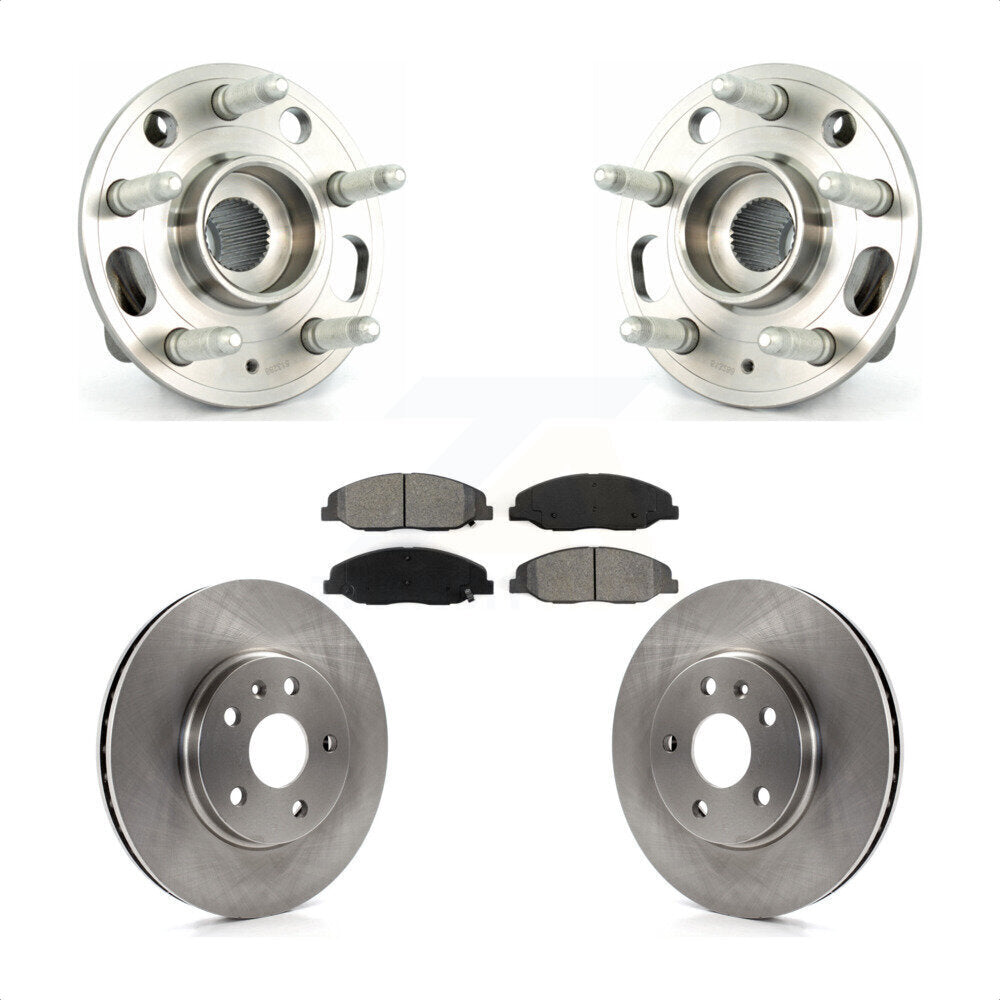Kit de plaquettes de Rotor de frein, roulement de moyeu avant, pour Cadillac CTS sans frein robuste