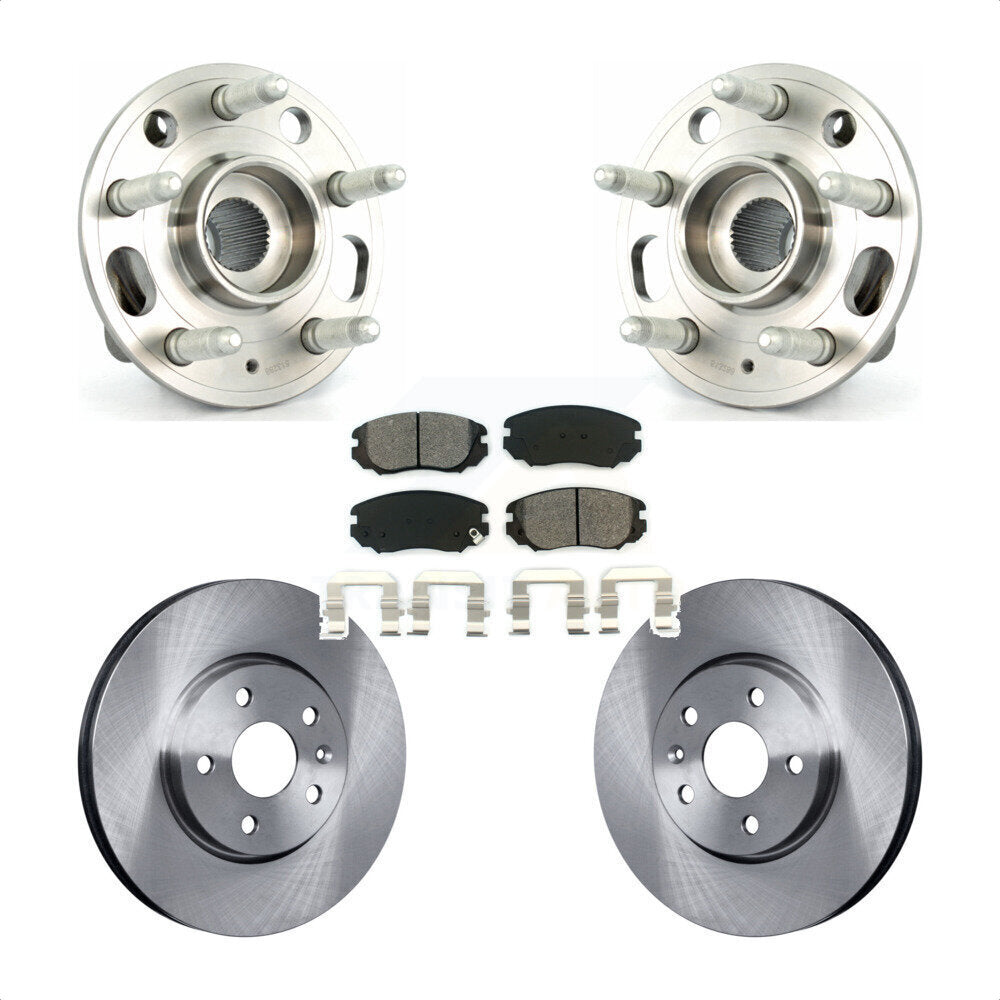 Kit de Rotor et plaquettes de frein, roulement de moyeu avant, pour Chevrolet Equinox GMC Terrain Buic