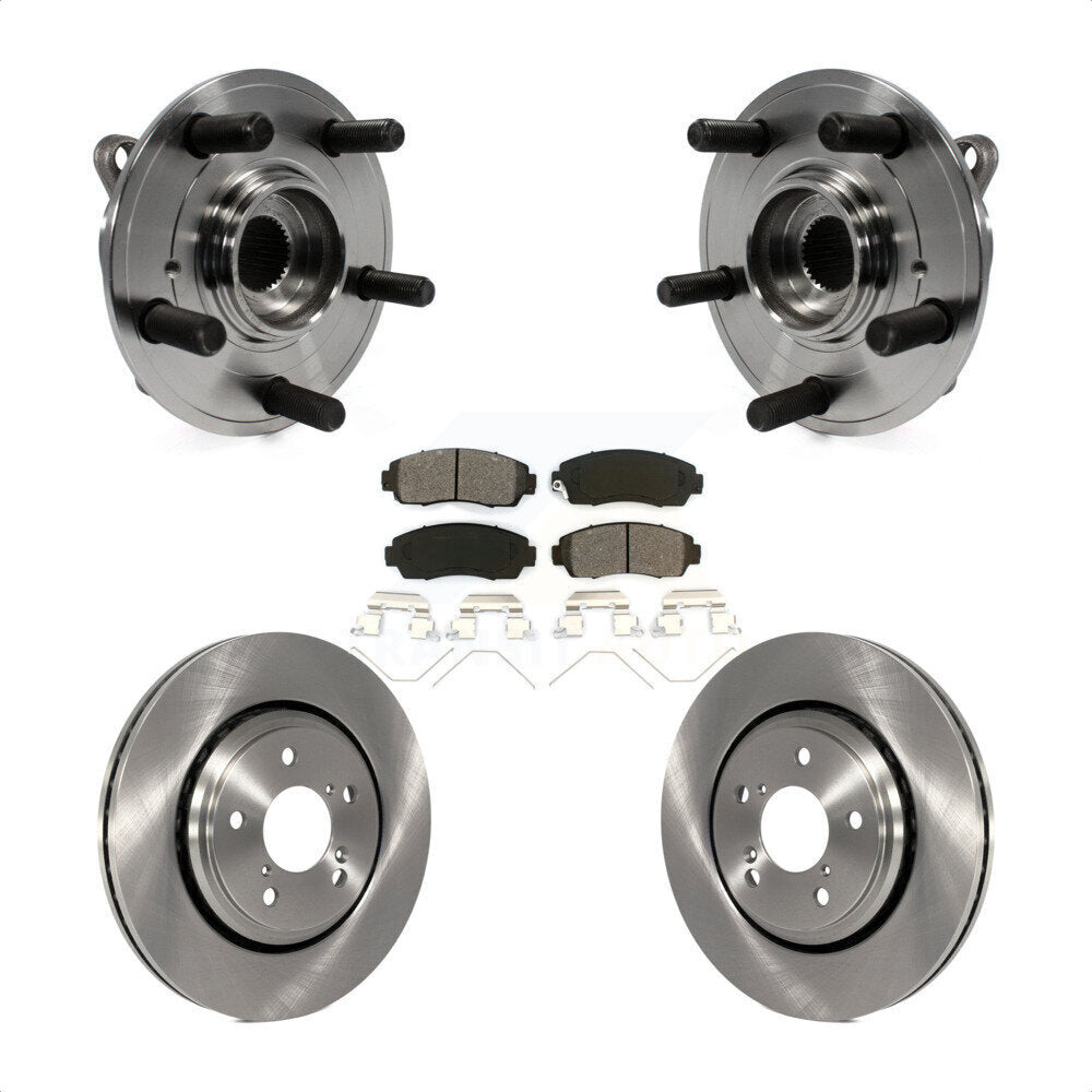 Kit de plaquettes de Rotor de frein à disque, ensemble de roulements de moyeu avant pour Honda Odysse 2015 – 2017