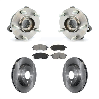 Kit de rotors et plaquettes de frein à disque, ensemble de roulements de moyeu avant pour Nissan Altima