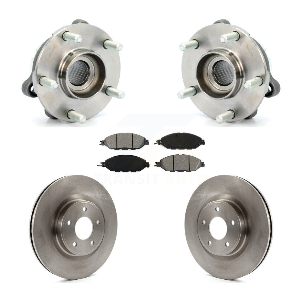 Kit de plaquettes de Rotor de frein, roulement de moyeu avant, pour Nissan Pathfinder Murano INFINITI QX6