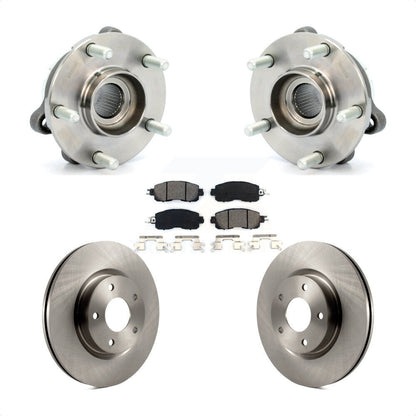 Kit de rotors et plaquettes de frein à disque, ensemble de roulements de moyeu avant pour Nissan Altima