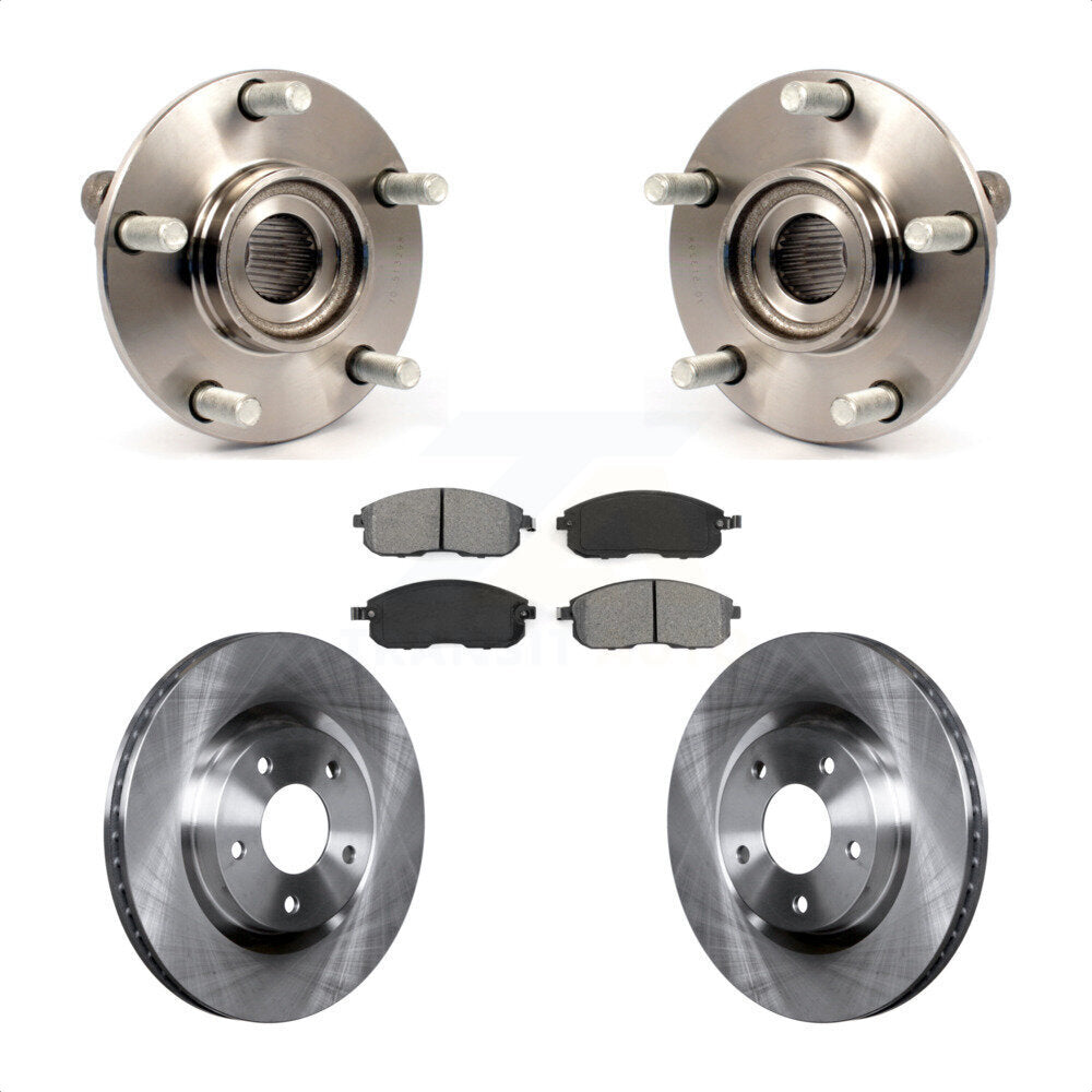 Kit de plaquettes de Rotor de frein, roulement de moyeu avant, pour Nissan Sentra SE-R 2007 – 2012, avec 2.5