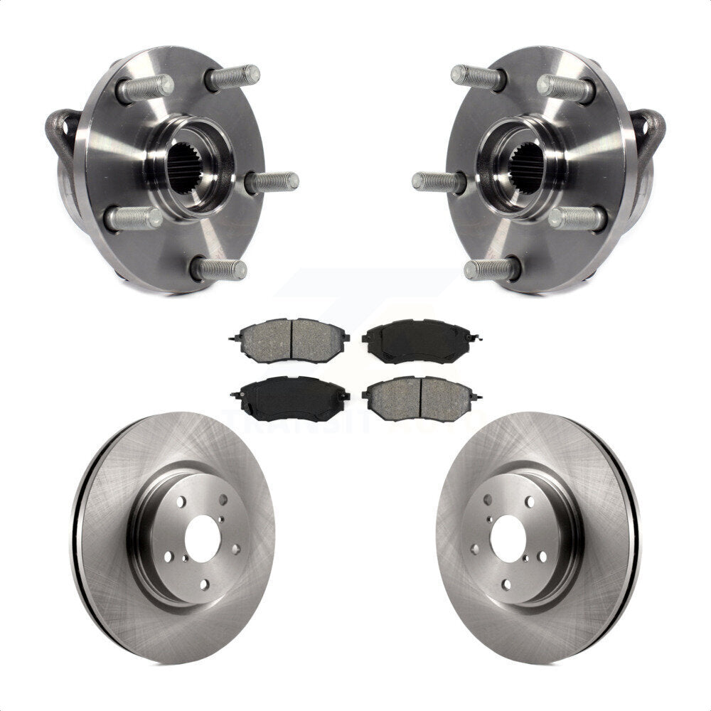 Kit de Rotor et de plaquettes de frein, roulement de moyeu avant, pour Subaru Outback WRX Legacy B9 Tribec