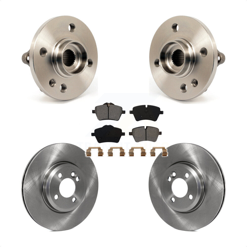Kit de rotors et plaquettes de frein à disque, ensemble de roulements de moyeu avant pour Mini Cooper